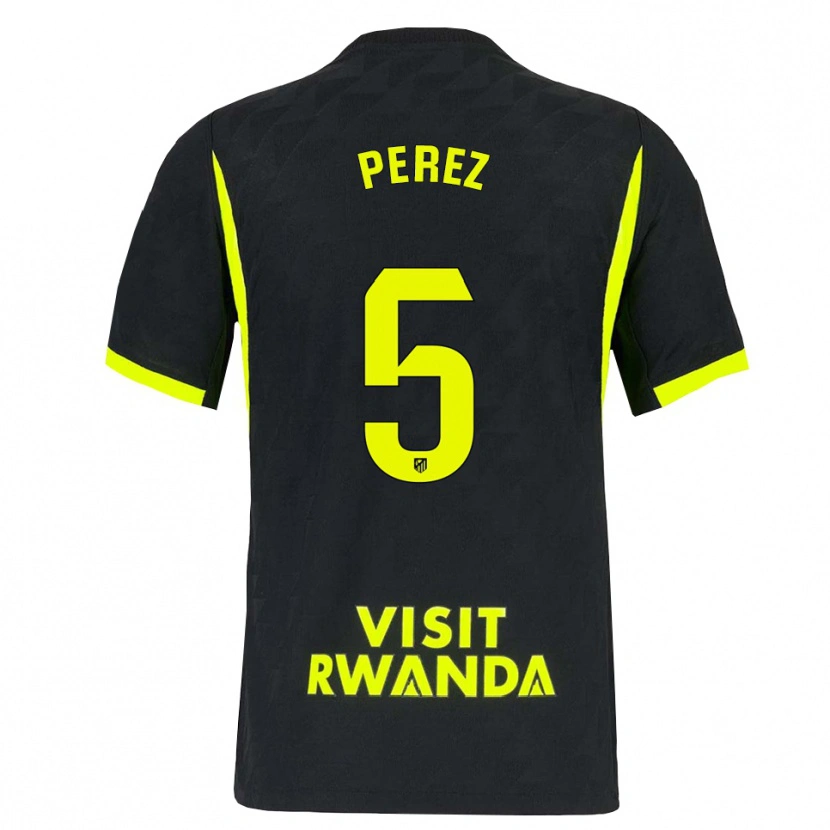 Danxen Barn Xènia Pérez #5 Ljusgrön Svart Bortatröja Matchtröjor 2026/27 Tröjor T-Tröja