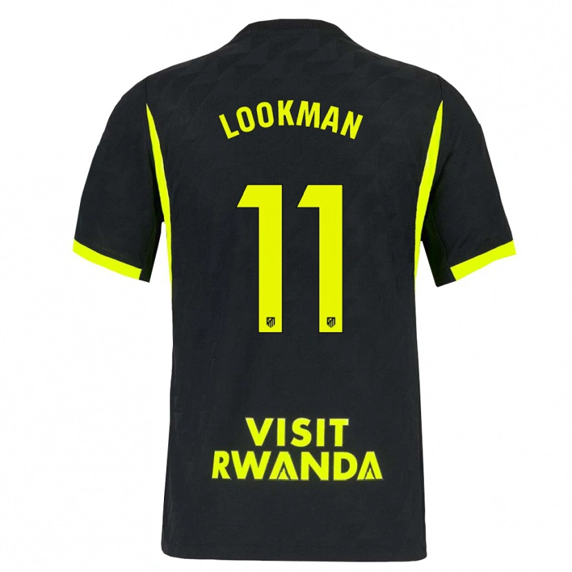 Danxen Barn Ademola Lookman #11 Ljusgrön Svart Bortatröja Matchtröjor 2026/27 Tröjor T-Tröja
