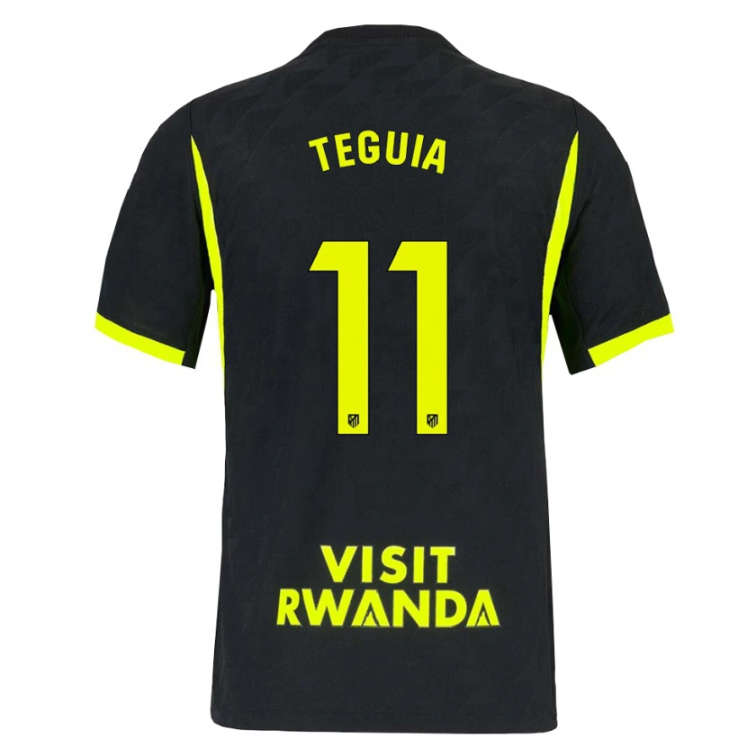 Danxen Barn Cedric Teguia #11 Ljusgrön Svart Bortatröja Matchtröjor 2026/27 Tröjor T-Tröja