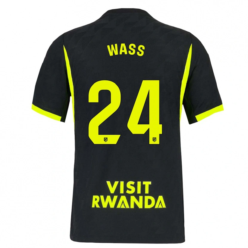 Danxen Barn Daniel Wass #24 Ljusgrön Svart Bortatröja Matchtröjor 2026/27 Tröjor T-Tröja
