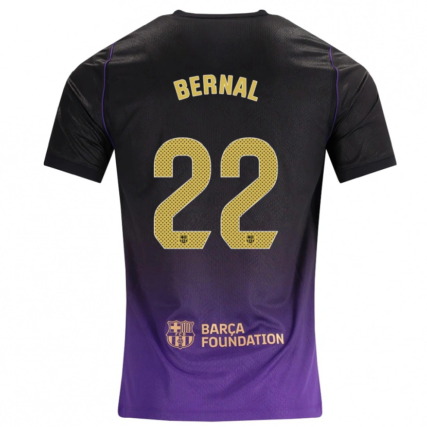 Danxen Barn Marc Bernal #22 Lila Gul Svart Bortatröja Matchtröjor 2026/27 Tröjor T-Tröja