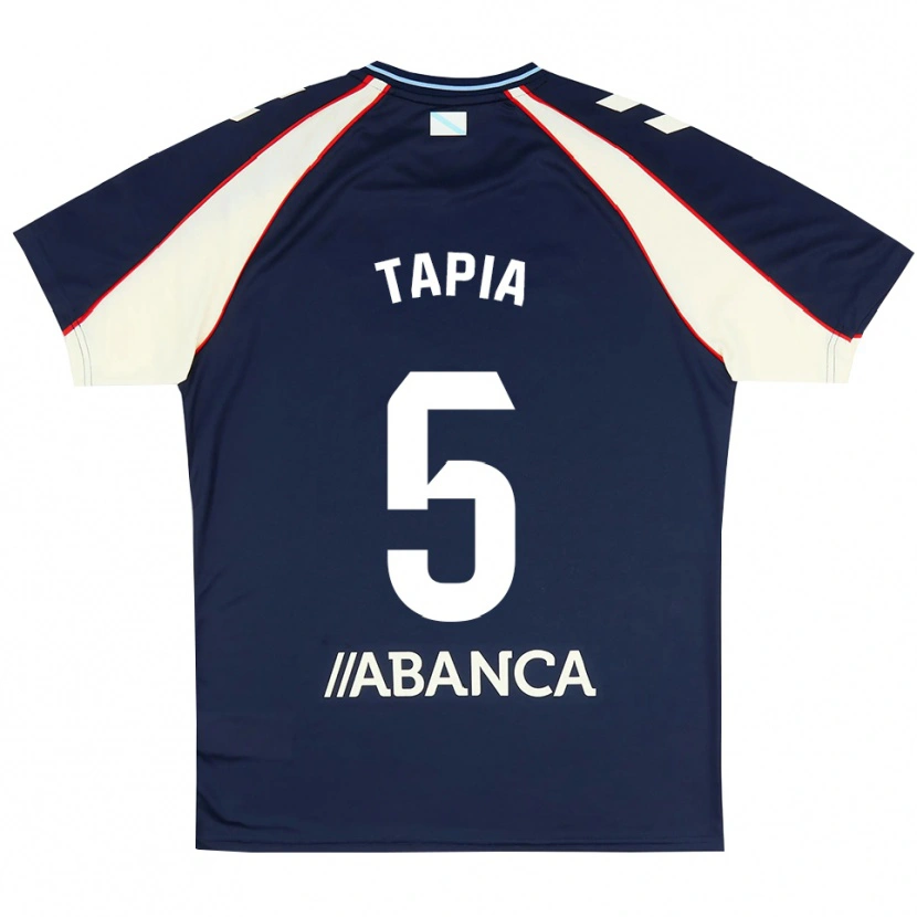 Danxen Barn Renato Tapia #5 Kunglig Blå Röd Vit Bortatröja Matchtröjor 2026/27 Tröjor T-Tröja