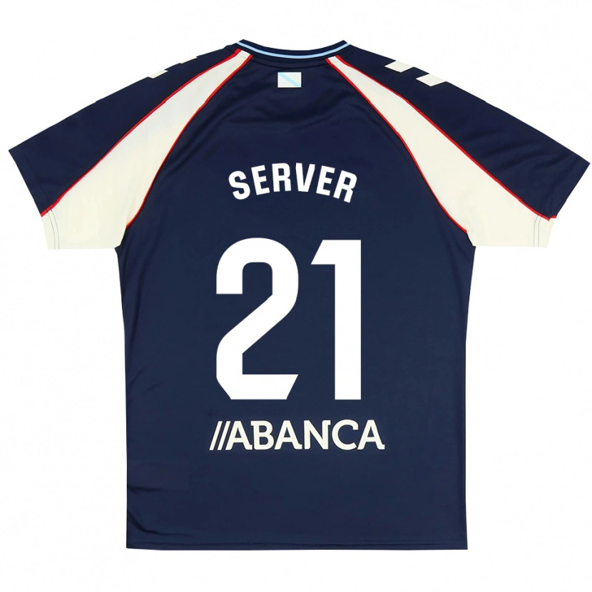 Danxen Barn Izan Server #21 Kunglig Blå Röd Vit Bortatröja Matchtröjor 2026/27 Tröjor T-Tröja