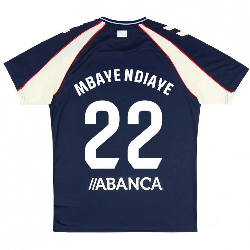 Danxen Barn Seyni Mbaye Ndiaye #22 Kunglig Blå Röd Vit Bortatröja Matchtröjor 2026/27 Tröjor T-Tröja