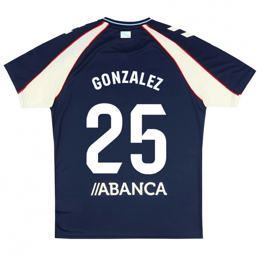 Danxen Barn Marcos González #25 Kunglig Blå Röd Vit Bortatröja Matchtröjor 2026/27 Tröjor T-Tröja