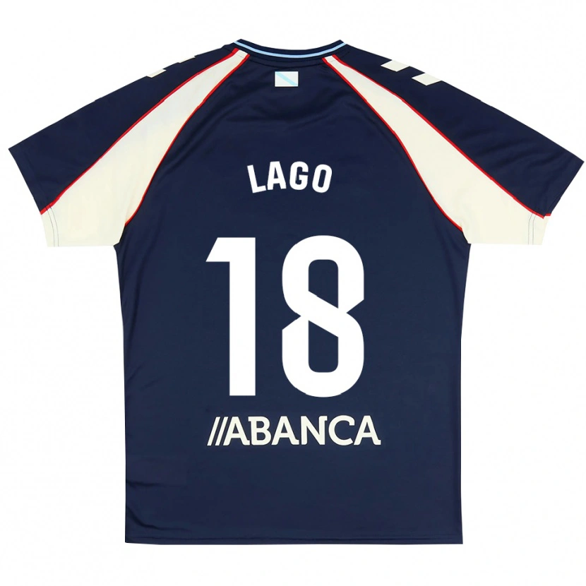 Danxen Barn Yoel Lago #18 Kunglig Blå Röd Vit Bortatröja Matchtröjor 2026/27 Tröjor T-Tröja