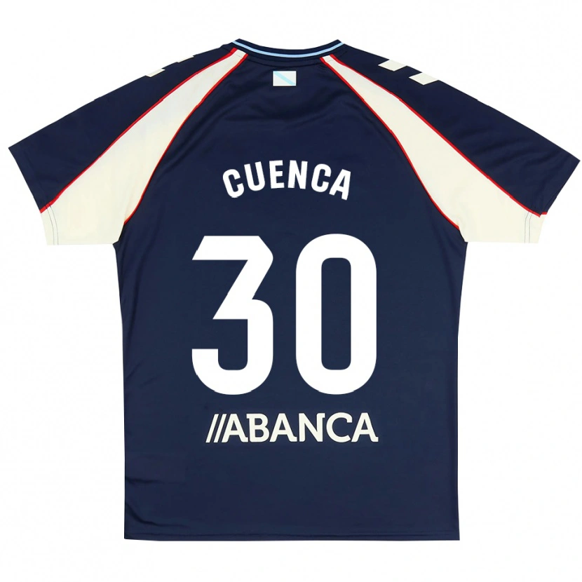 Danxen Barn Hugo Cuenca #30 Kunglig Blå Röd Vit Bortatröja Matchtröjor 2026/27 Tröjor T-Tröja