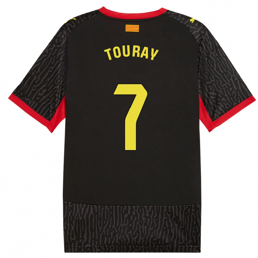 Danxen Barn Muhammed Touray #7 Svart Gul Röd Bortatröja Matchtröjor 2026/27 Tröjor T-Tröja