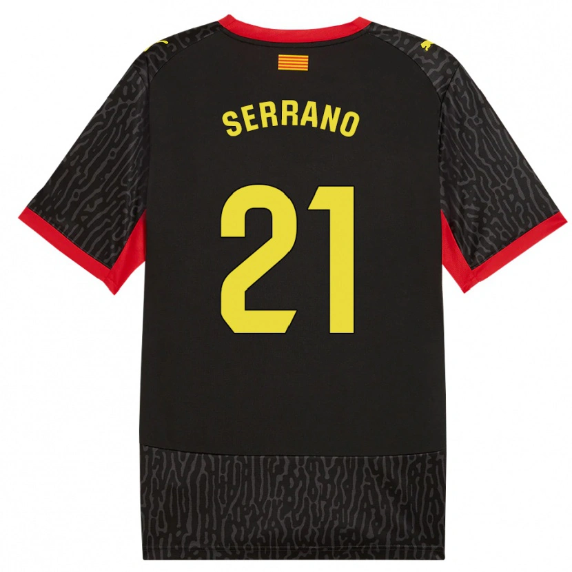 Danxen Barn Ot Serrano #21 Svart Gul Röd Bortatröja Matchtröjor 2026/27 Tröjor T-Tröja