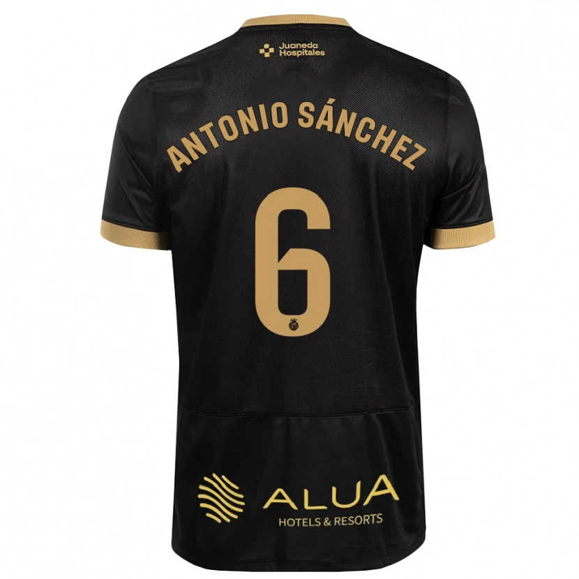 Danxen Barn Antonio Sánchez #6 Svart Sandbrun Vild Trä Bortatröja Matchtröjor 2026/27 Tröjor T-Tröja