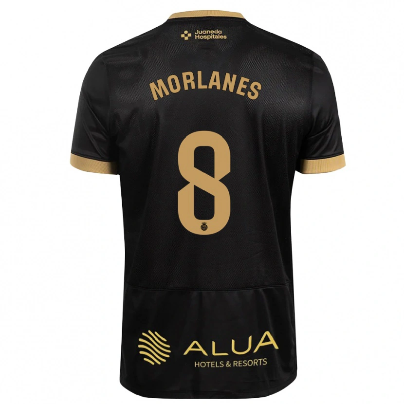Danxen Barn Manu Morlanes #8 Svart Sandbrun Vild Trä Bortatröja Matchtröjor 2026/27 Tröjor T-Tröja