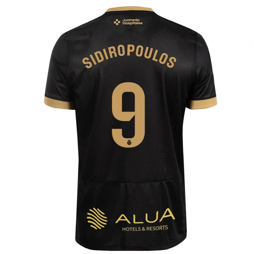 Danxen Barn Anastasios Sidiropoulos #9 Svart Sandbrun Vild Trä Bortatröja Matchtröjor 2026/27 Tröjor T-Tröja
