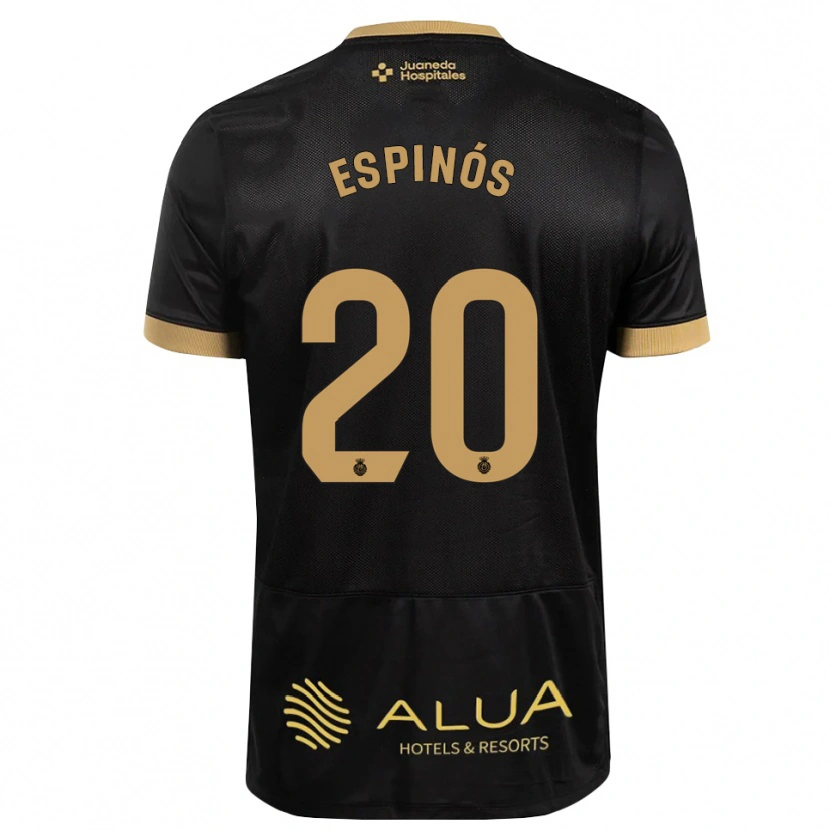 Danxen Barn Nico Espinós #20 Svart Sandbrun Vild Trä Bortatröja Matchtröjor 2026/27 Tröjor T-Tröja