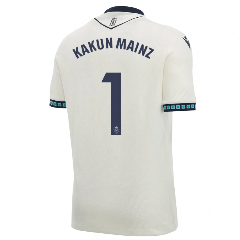 Danxen Barn Kakun Mainz #1 Vit Svart Ljus Himmelsblå Bortatröja Matchtröjor 2026/27 Tröjor T-Tröja