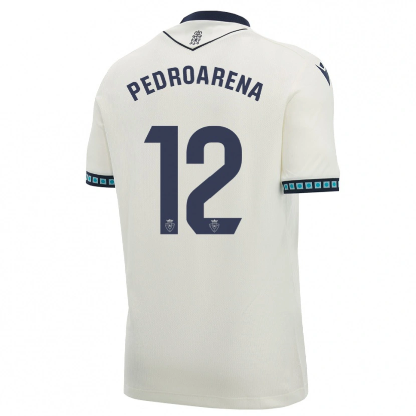 Danxen Barn Martin Pedroarena #12 Vit Svart Ljus Himmelsblå Bortatröja Matchtröjor 2026/27 Tröjor T-Tröja