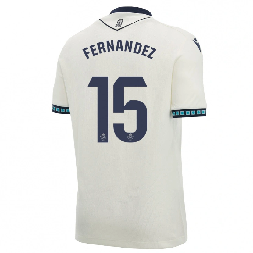 Danxen Barn Leyre Fernández Sánchez #15 Vit Svart Ljus Himmelsblå Bortatröja Matchtröjor 2026/27 Tröjor T-Tröja
