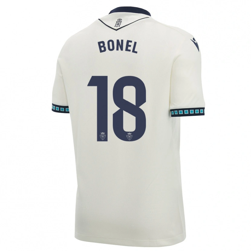 Danxen Barn Aimar Bonel #18 Vit Svart Ljus Himmelsblå Bortatröja Matchtröjor 2026/27 Tröjor T-Tröja