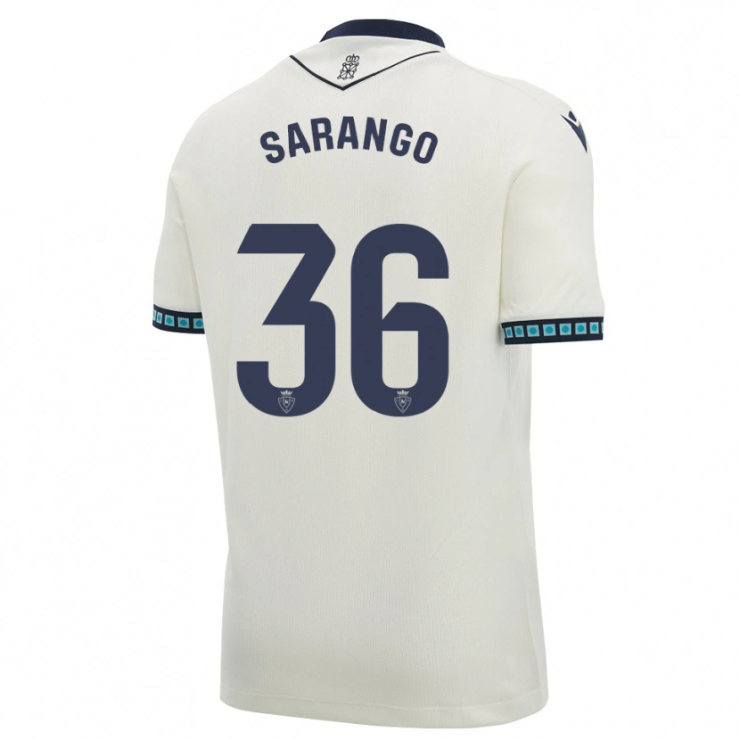 Danxen Barn Kepa Sarango #36 Vit Svart Ljus Himmelsblå Bortatröja Matchtröjor 2026/27 Tröjor T-Tröja