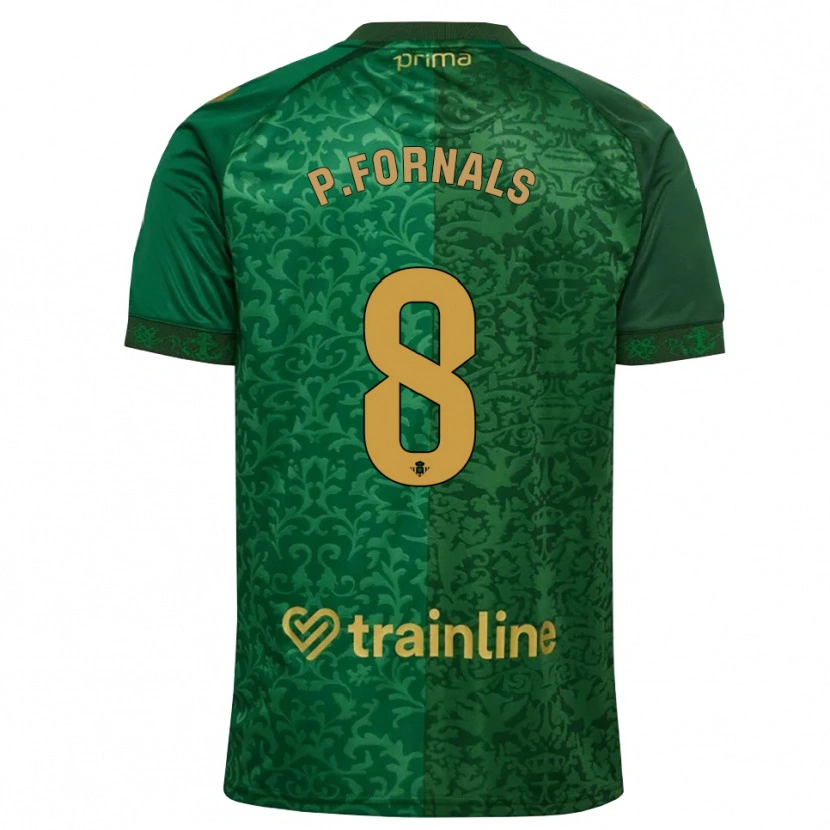 Danxen Barn Pablo Fornals #8 Skogsgrön Mörk Guldbrun Bortatröja Matchtröjor 2026/27 Tröjor T-Tröja