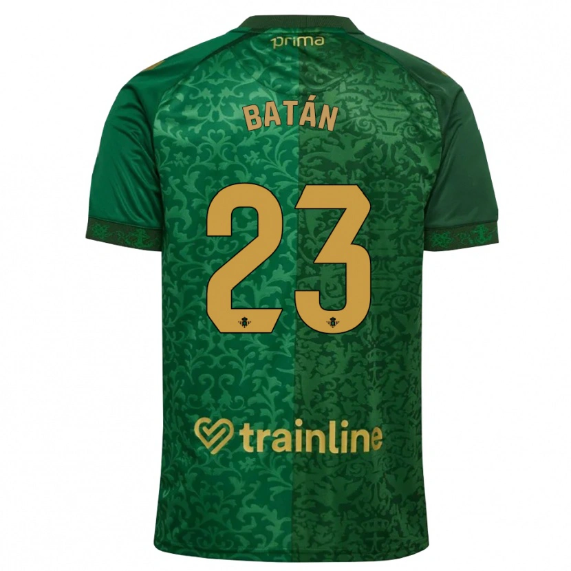 Danxen Barn Fran Batán #23 Skogsgrön Mörk Guldbrun Bortatröja Matchtröjor 2026/27 Tröjor T-Tröja