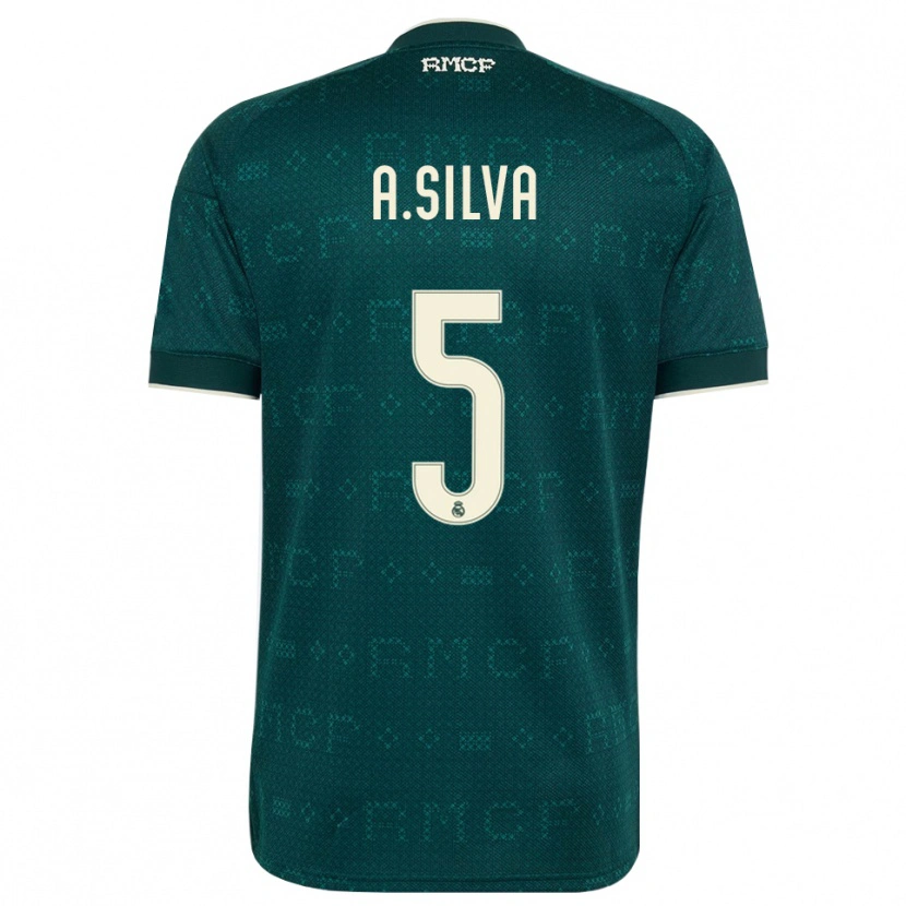Danxen Barn Antonia Silva #5 Mörk Skiffergrå Vit Bortatröja Matchtröjor 2026/27 Tröjor T-Tröja