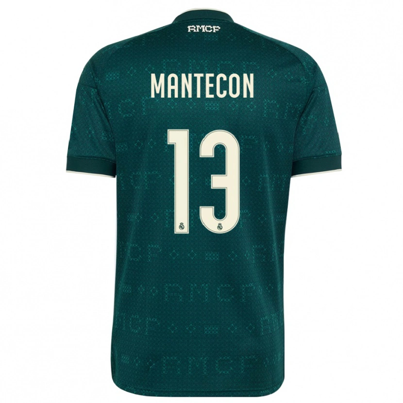 Danxen Barn Hugo Mantecon #13 Mörk Skiffergrå Vit Bortatröja Matchtröjor 2026/27 Tröjor T-Tröja