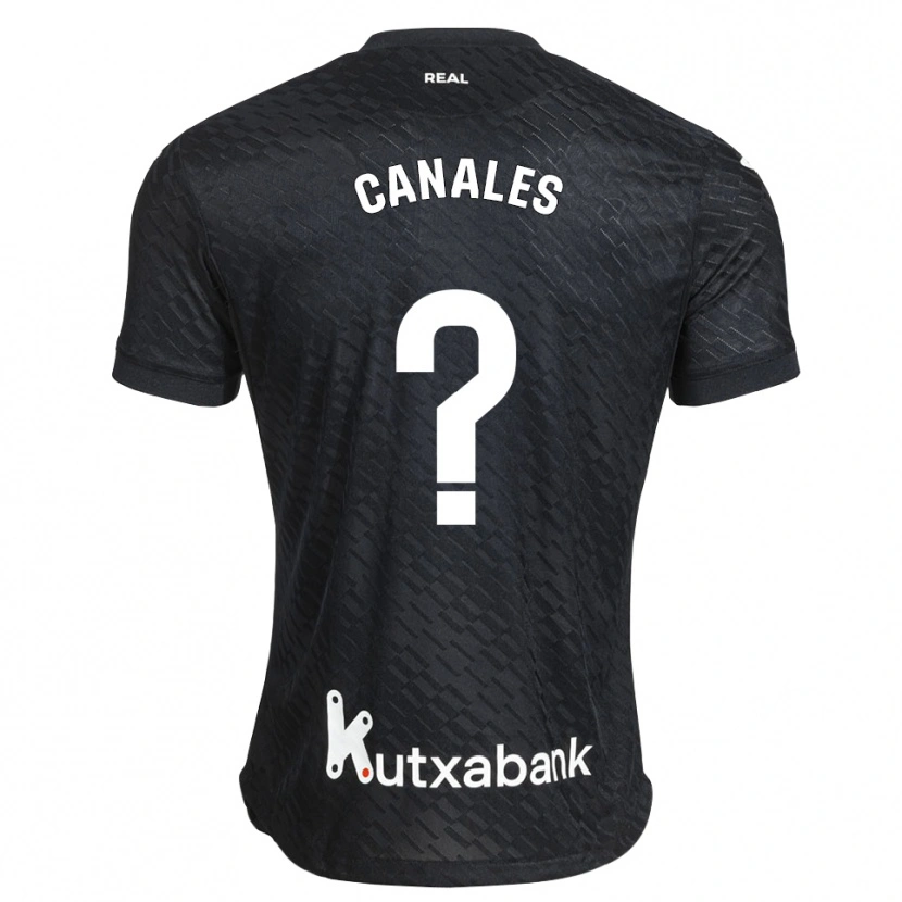 Danxen Barn Cristian Canales #0 Svart Vit Bortatröja Matchtröjor 2026/27 Tröjor T-Tröja