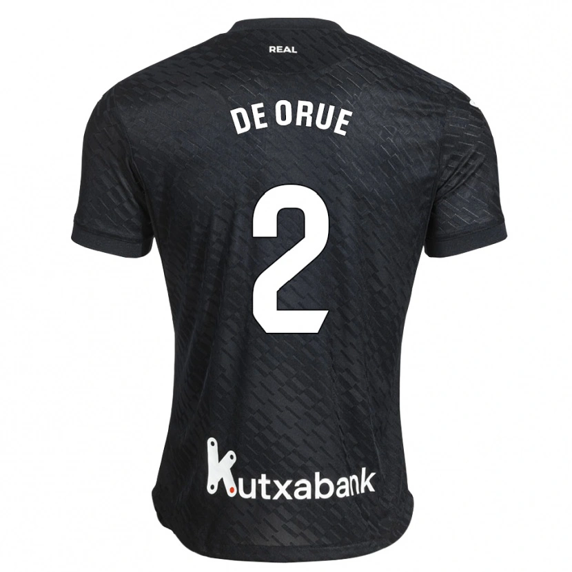 Danxen Barn Jon De Orue #2 Svart Vit Bortatröja Matchtröjor 2026/27 Tröjor T-Tröja