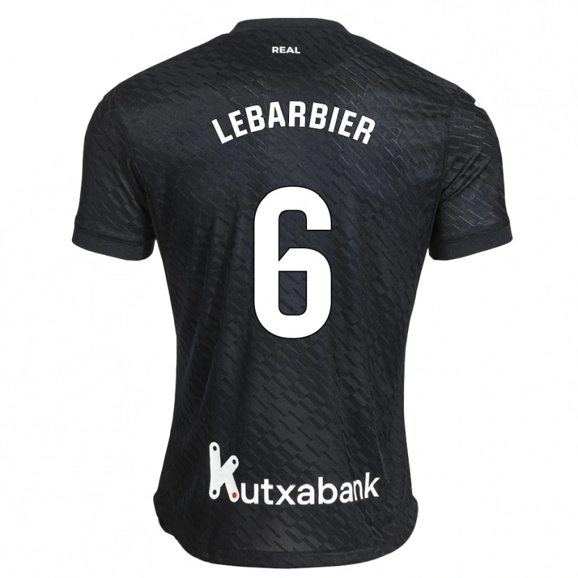 Danxen Barn Alex Lebarbier #6 Svart Vit Bortatröja Matchtröjor 2026/27 Tröjor T-Tröja