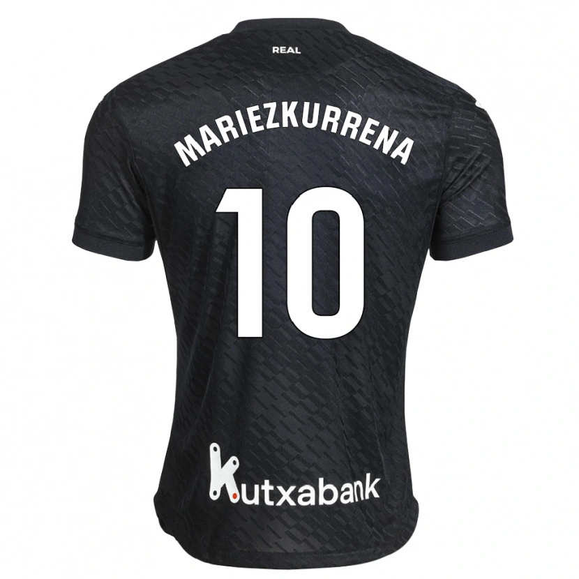 Danxen Barn Arkaitz Mariezkurrena #10 Svart Vit Bortatröja Matchtröjor 2026/27 Tröjor T-Tröja