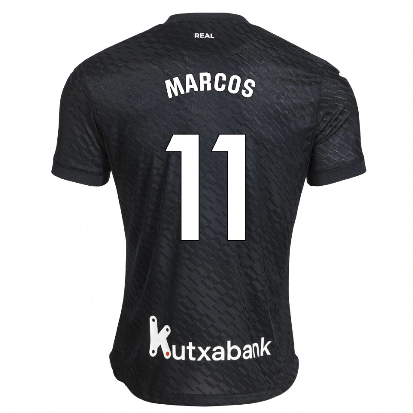 Danxen Barn Cecilia Marcos Nabal #11 Svart Vit Bortatröja Matchtröjor 2026/27 Tröjor T-Tröja