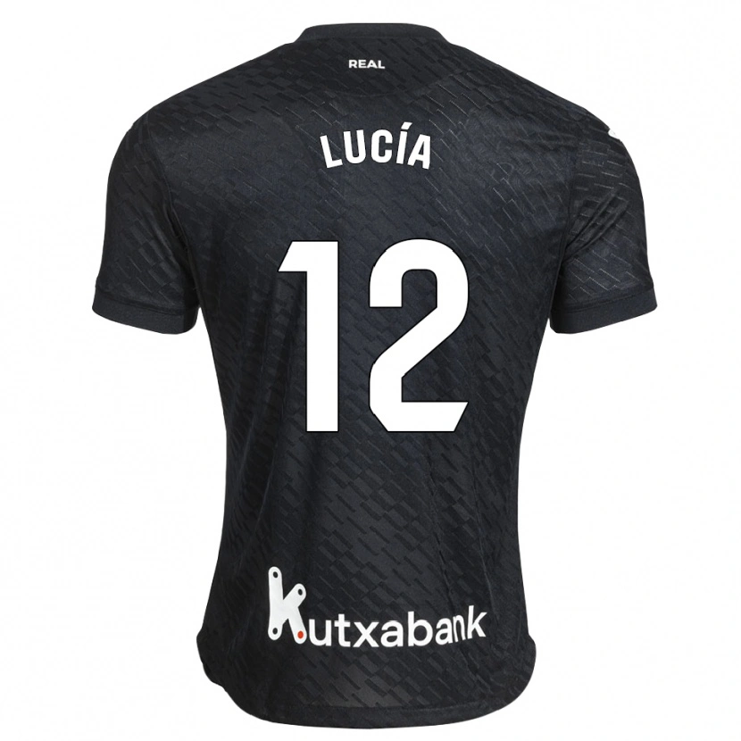 Danxen Barn Lucía Rodríguez #12 Svart Vit Bortatröja Matchtröjor 2026/27 Tröjor T-Tröja