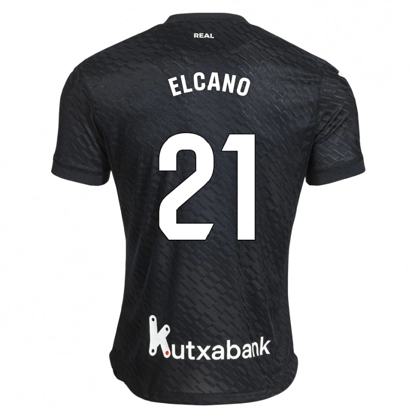 Danxen Barn Markel Elcano #21 Svart Vit Bortatröja Matchtröjor 2026/27 Tröjor T-Tröja