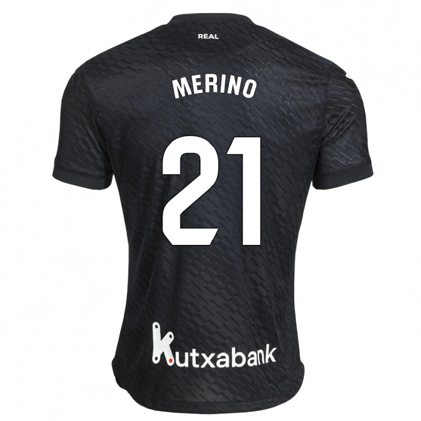 Danxen Barn Jon Merino #21 Svart Vit Bortatröja Matchtröjor 2026/27 Tröjor T-Tröja