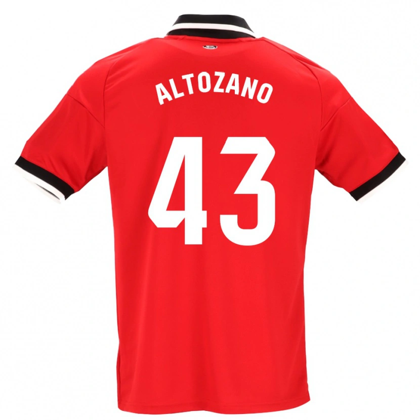 Danxen Barn Edu Altozano #43 Svart Vit Röd Bortatröja Matchtröjor 2026/27 Tröjor T-Tröja