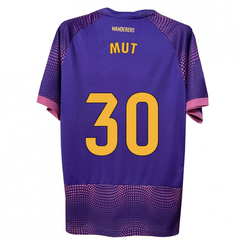 Danxen Barn Joan Mut #30 Lila Vit Rosa Bortatröja Matchtröjor 2026/27 Tröjor T-Tröja