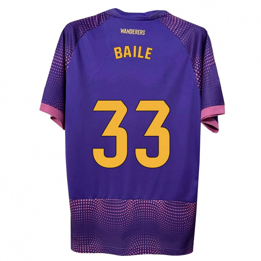 Danxen Barn Andrés Baile #33 Lila Vit Rosa Bortatröja Matchtröjor 2026/27 Tröjor T-Tröja