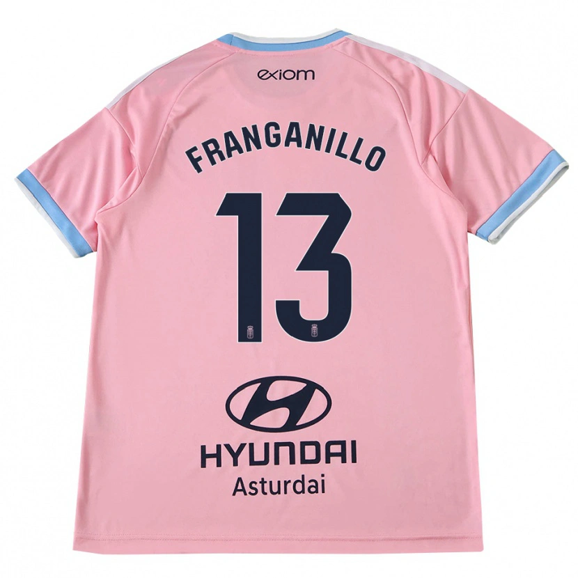 Danxen Barn Samu Franganillo #13 Kornblå Rosa Bortatröja Matchtröjor 2026/27 Tröjor T-Tröja