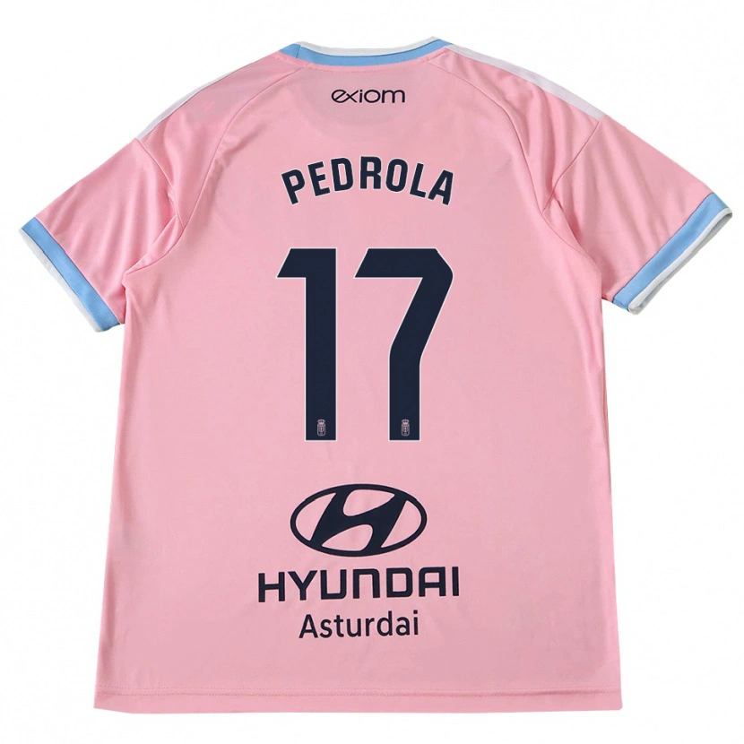 Danxen Barn Estanis Pedrola #17 Kornblå Rosa Bortatröja Matchtröjor 2026/27 Tröjor T-Tröja