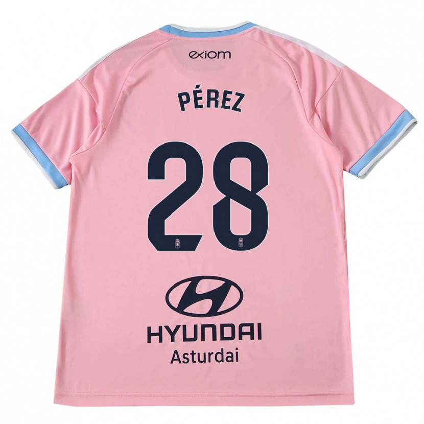 Danxen Barn Enzo Pérez #28 Kornblå Rosa Bortatröja Matchtröjor 2026/27 Tröjor T-Tröja