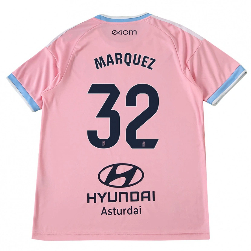 Danxen Barn Gerard Marquez #32 Kornblå Rosa Bortatröja Matchtröjor 2026/27 Tröjor T-Tröja