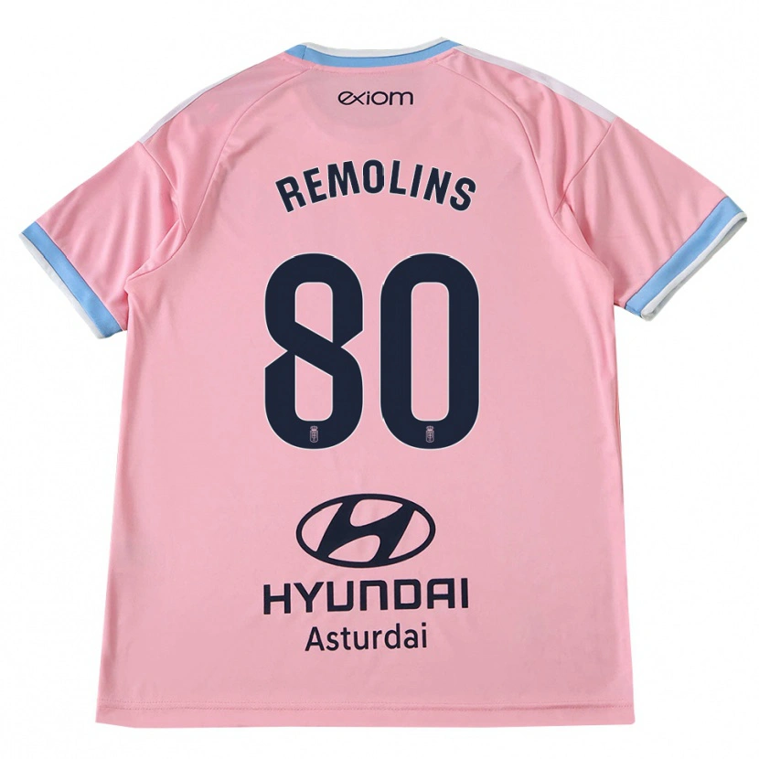 Danxen Barn Ot Remolins #80 Kornblå Rosa Bortatröja Matchtröjor 2026/27 Tröjor T-Tröja