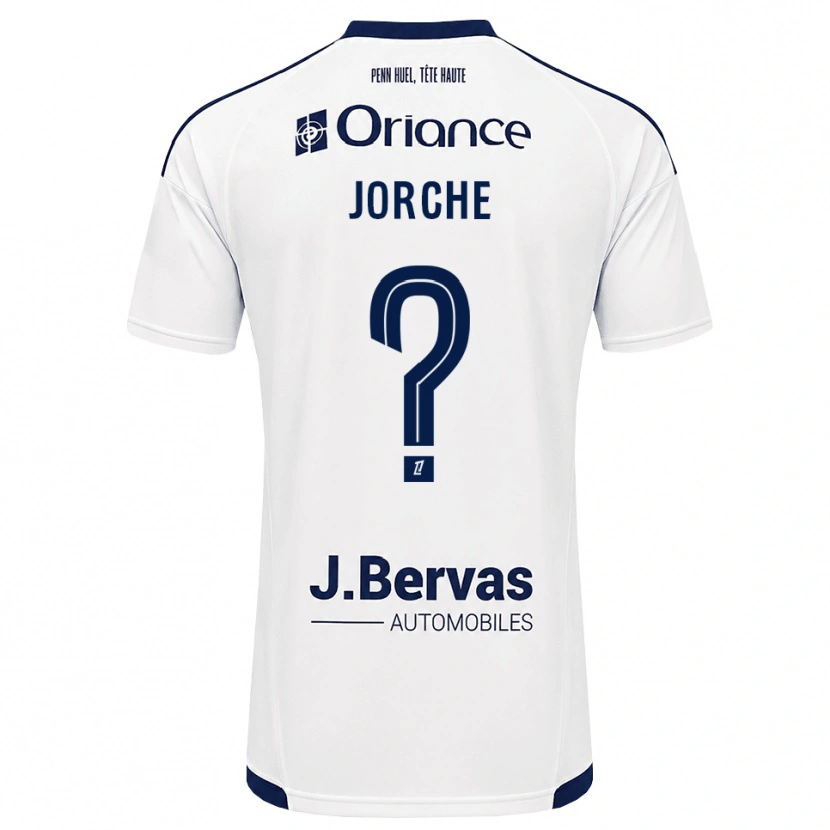 Danxen Barn Inès Jorche #0 Marinblå Vit Bortatröja Matchtröjor 2026/27 Tröjor T-Tröja