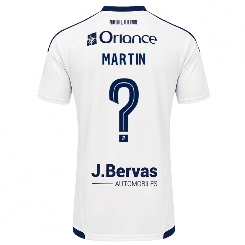 Danxen Barn Clara Martin #0 Marinblå Vit Bortatröja Matchtröjor 2026/27 Tröjor T-Tröja