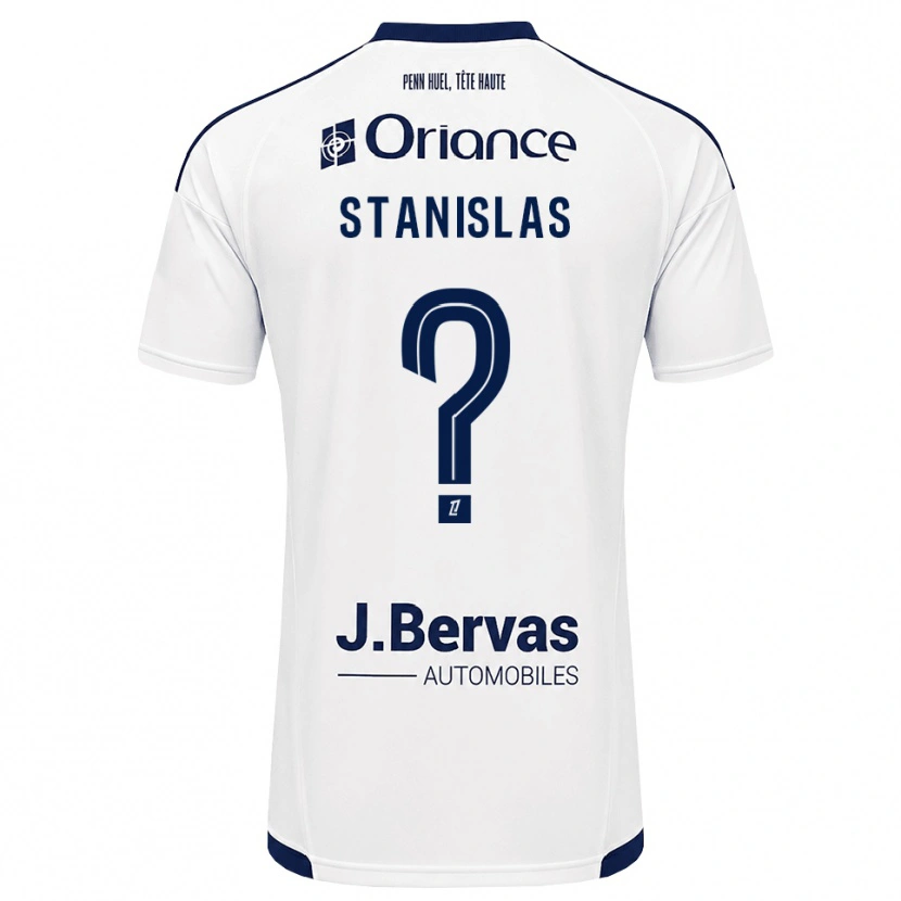 Danxen Barn Lohys Stanislas #0 Marinblå Vit Bortatröja Matchtröjor 2026/27 Tröjor T-Tröja