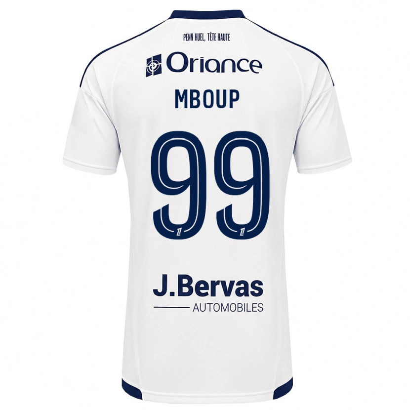 Danxen Barn Pathé Mboup #99 Marinblå Vit Bortatröja Matchtröjor 2026/27 Tröjor T-Tröja
