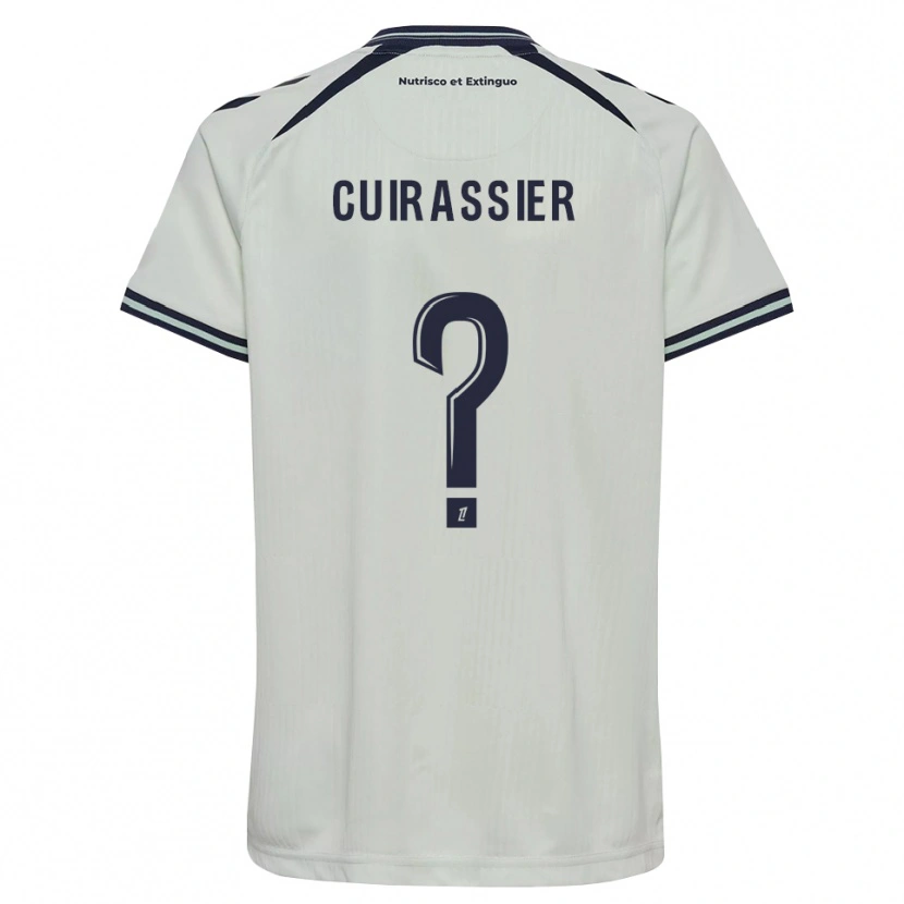 Danxen Barn Matthieu Cuirassier #0 Midnattsblå Vit Bortatröja Matchtröjor 2026/27 Tröjor T-Tröja