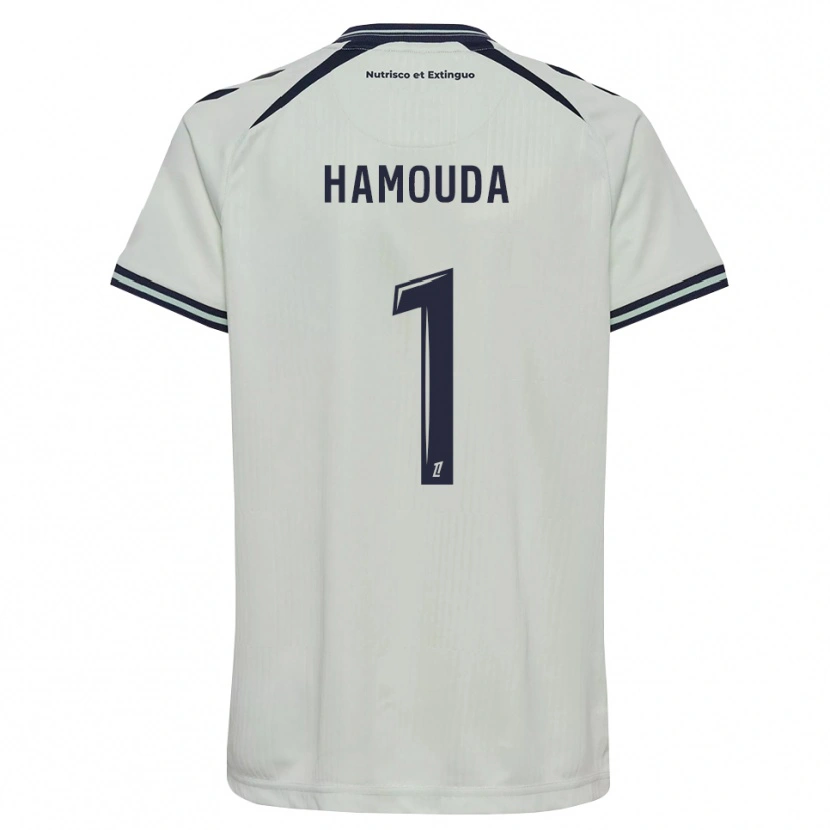 Danxen Barn Adel Hamouda #1 Midnattsblå Vit Bortatröja Matchtröjor 2026/27 Tröjor T-Tröja