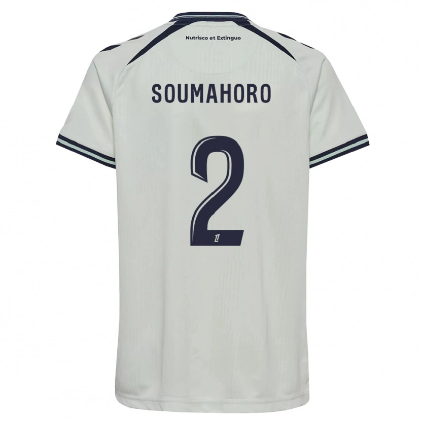 Danxen Barn Mahmoud Soumahoro #2 Midnattsblå Vit Bortatröja Matchtröjor 2026/27 Tröjor T-Tröja