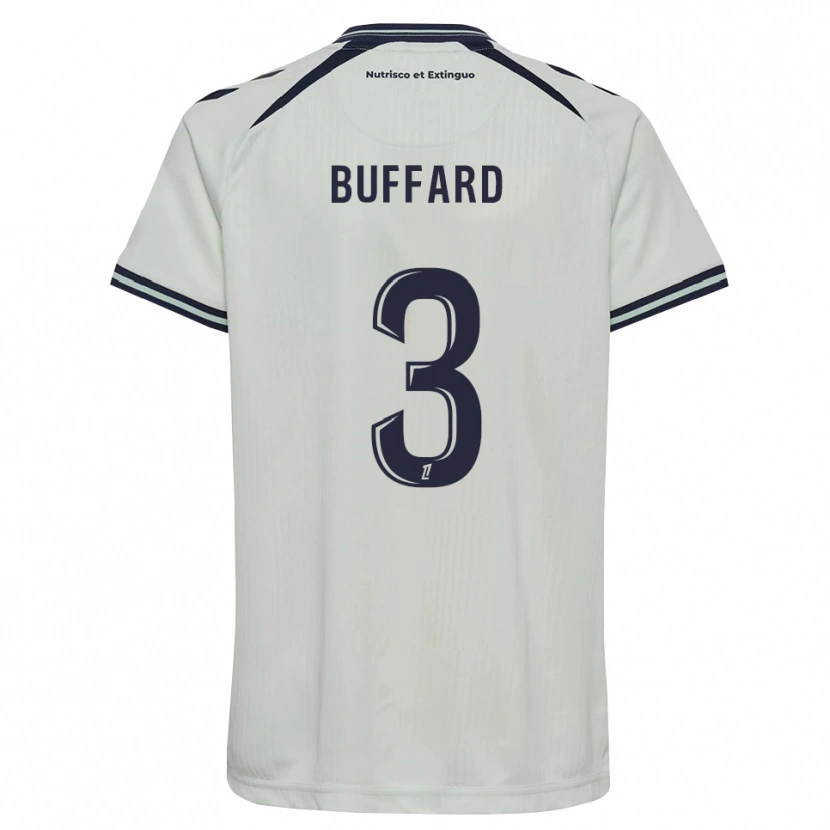 Danxen Barn Matthieu Buffard #3 Midnattsblå Vit Bortatröja Matchtröjor 2026/27 Tröjor T-Tröja